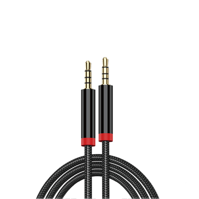 Zore AU-708 Braided Design Aux Audio Cable 3.5mm 3m Black