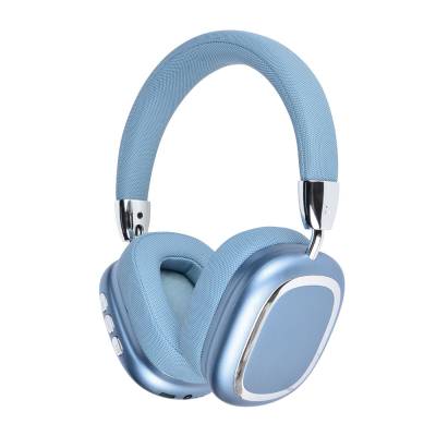 Zore B35 Ayarlanabilir ve Katlanabilir Kulak Üstü Bluetooth Kulaklık Mavi