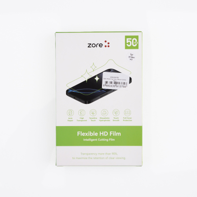 Zore Basic Model TPU Clear Ekran Koruyucu 196mm x 125mm 50 Adet Şeffaf