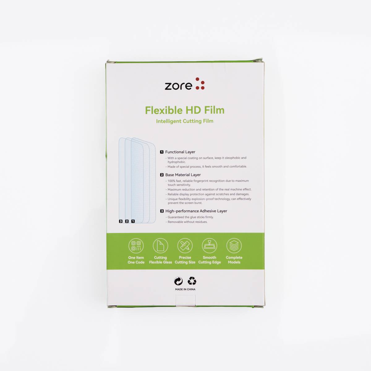Zore Basic Model TPU Clear Screen Protector 196mm x 125mm 50 Pieces - 3