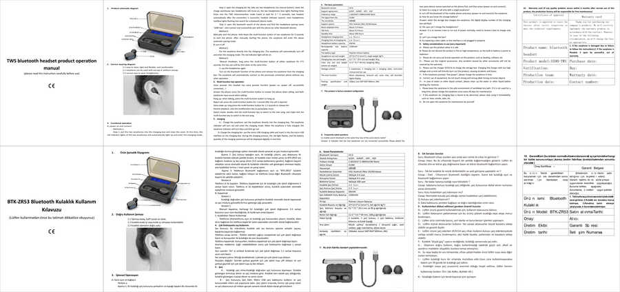 Zore BTK-ZR53 Bluetooth Kulaklık - 14