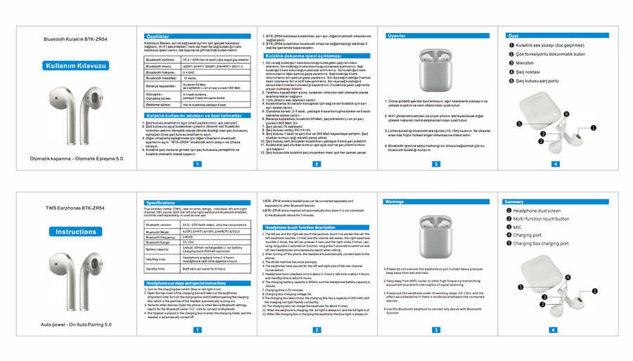 Zore BTK-ZR54 Bluetooth Kulaklık - 12