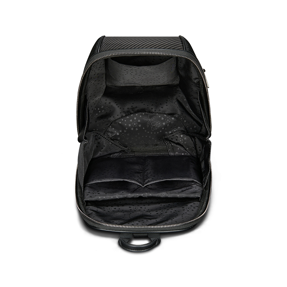 Zore Carbon Fiber Detailed 5 Compartment Snap Hook Sports Backpack - 6