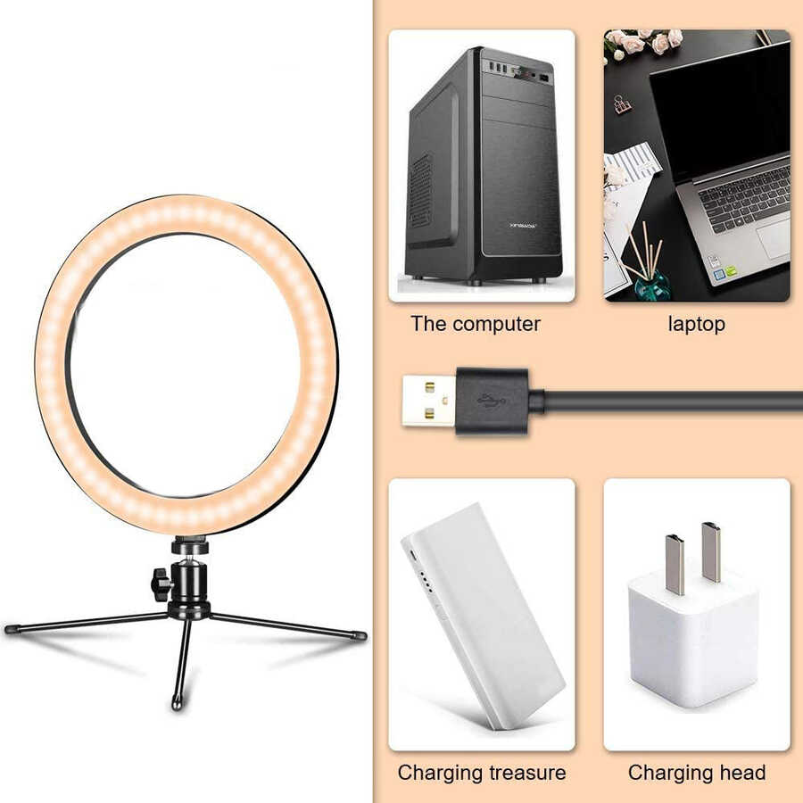 Zore CT-001 Tripod Ring Light - 3