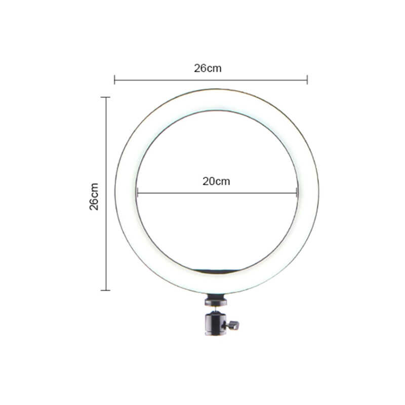 Zore CXB-260 Işıklı Telefon Tutucu Ring Light - 7