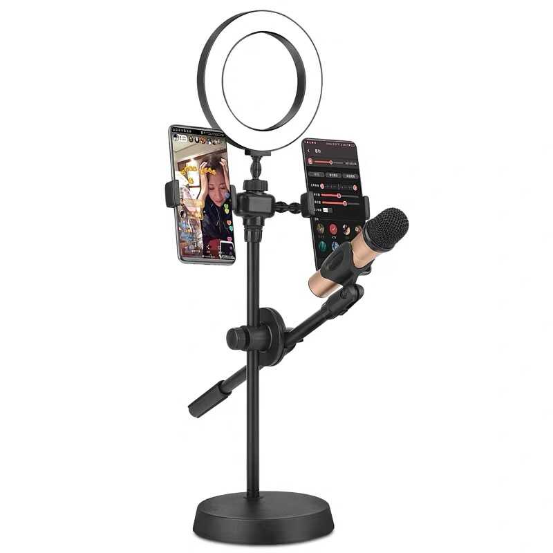 Zore Dual Small Light Car Holder 9cm Ring Light - 1