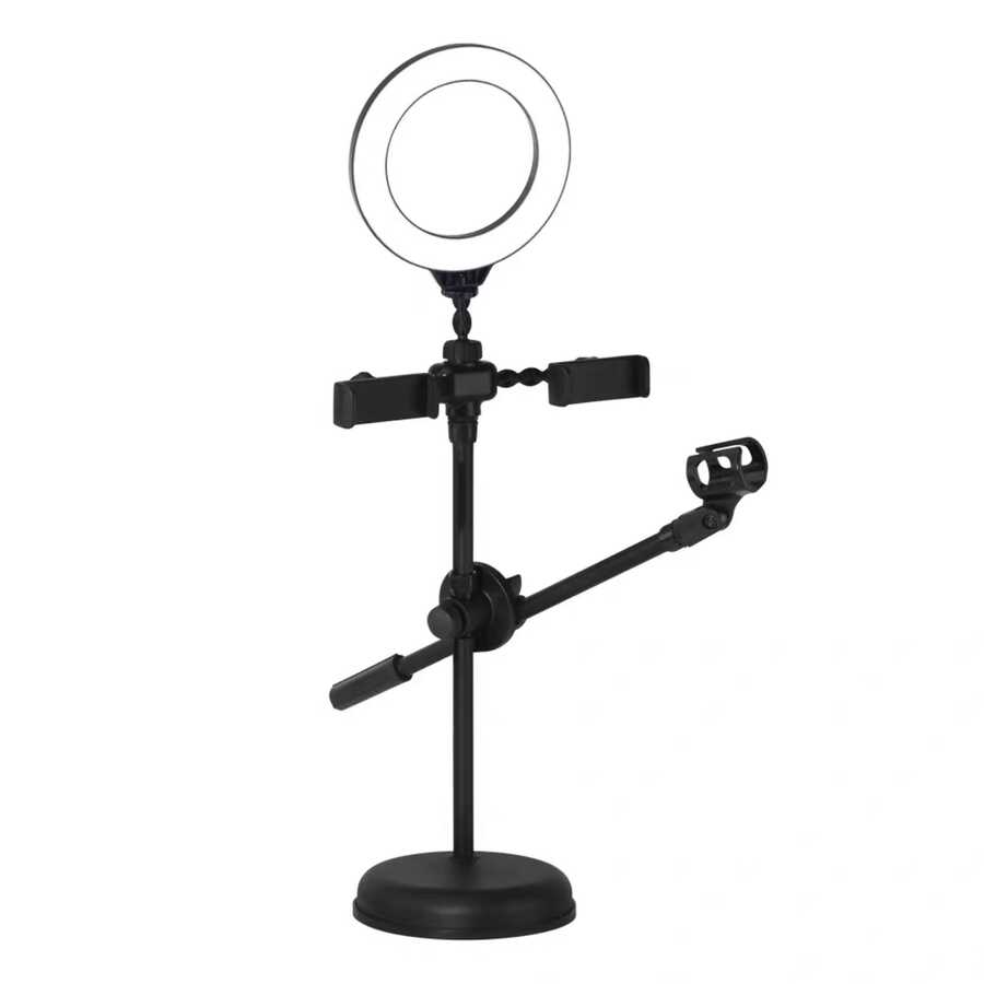 Zore Dual Small Light Car Holder 9cm Ring Light - 5