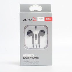 Zore EP6 Super Seri 3.5mm Headphone Black