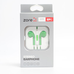 Zore EP6 Super Seri 3.5mm Headphone Green