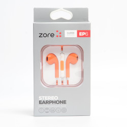 Zore EP6 Super Seri 3.5mm Headphone Orange