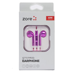 Zore EP6 Super Seri 3.5mm Headphone Purple