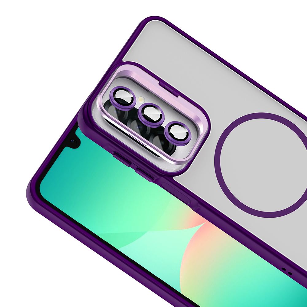 Zore Etro Case for Galaxy A17 with Stand and Free Camera Lens - 14