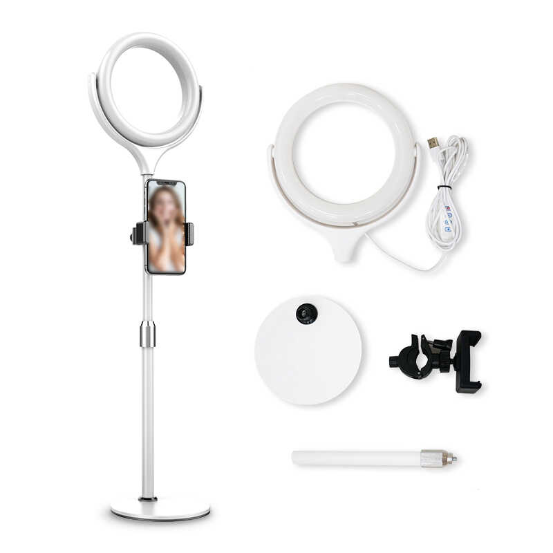 Zore F-537 Işıklı Telefon Tutucu Ring Light - 7