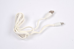 Zore Flat Soft Micro Usb Cable White