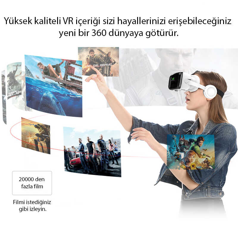 Zore G04BS VR Shinecon Sanal Gerçeklik Gözlüğü - 11