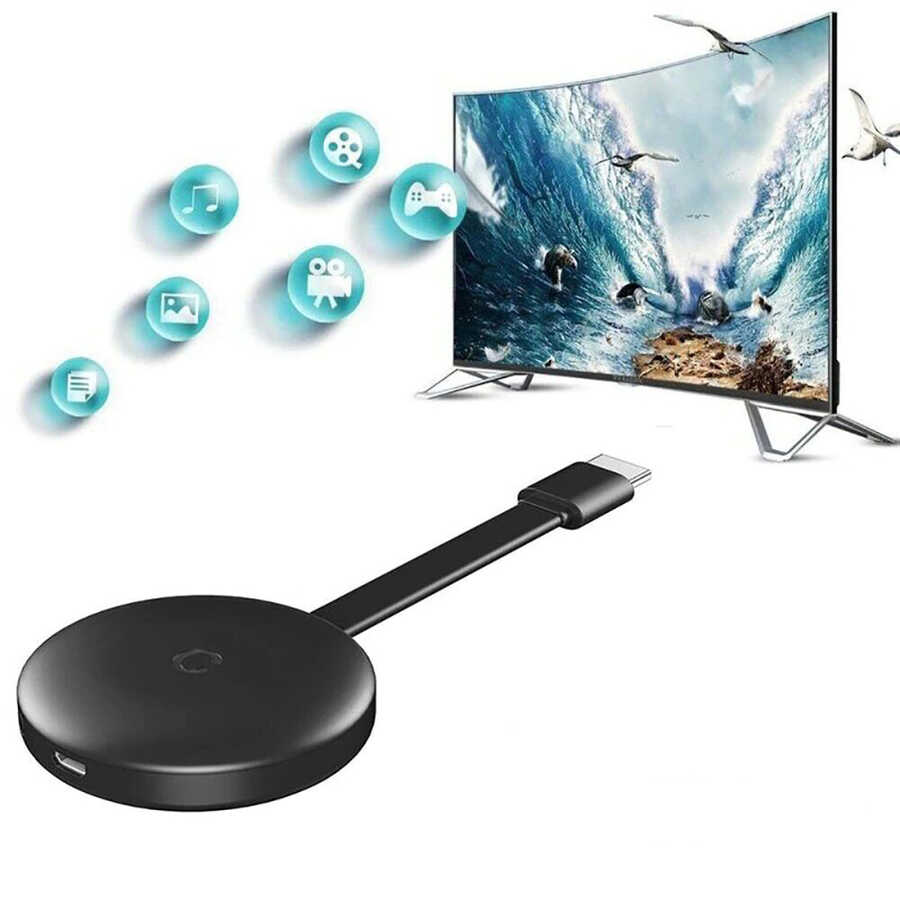 Zore G12 Chromecast Kablosuz HDMI Ses ve Görüntü Aktarıcı - 4