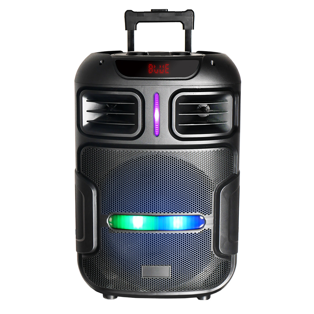 Zore GD-1503 Dijital LED Göstergeli FM Radyolu Mikrofonlu RGB TWS 15 inç Stereo Bass Kablosuz Karaoke Hoparlör - 3