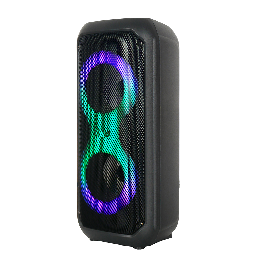 Zore GD-2413 FM Radyolu RGB TWS Çift 4 inç Stereo Bass Kablosuz Hoparlör - 3