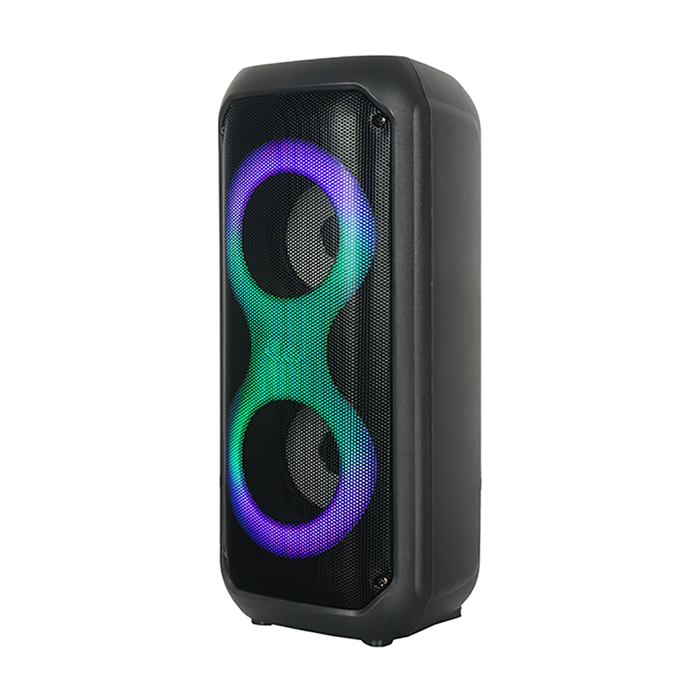 Zore GD-2413 FM Radyolu RGB TWS Çift 4 inç Stereo Bass Kablosuz Hoparlör - 4