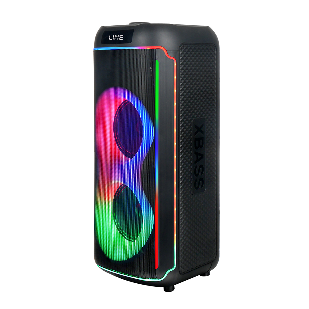 Zore GD-2606 Dijital LED Göstergeli FM Radyolu Mikrofonlu RGB TWS Çift 6.5 inç Stereo Bass Kablosuz Karaoke Hoparlör - 2