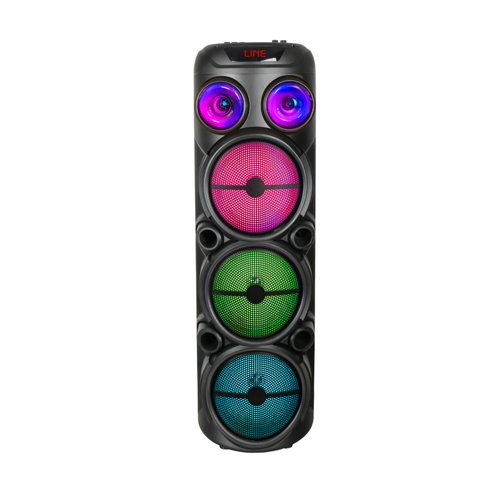 Zore GD-2887 RGB TWS 8 inch Stereo Bass Wireless Karaoke Speaker with Digital LED Indicator and Microphone - 1