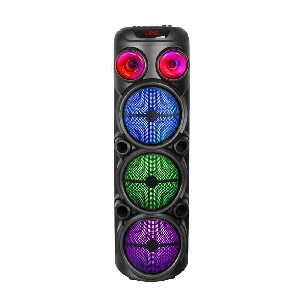 Zore GD-2887 RGB TWS 8 inch Stereo Bass Wireless Karaoke Speaker with Digital LED Indicator and Microphone - 5