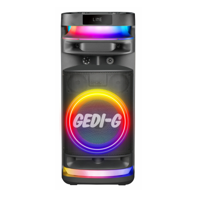 Zore GD-9005 Mikrofonlu RGB TWS 8 inç Stereo Bass Kablosuz Karaoke Hoparlör Siyah