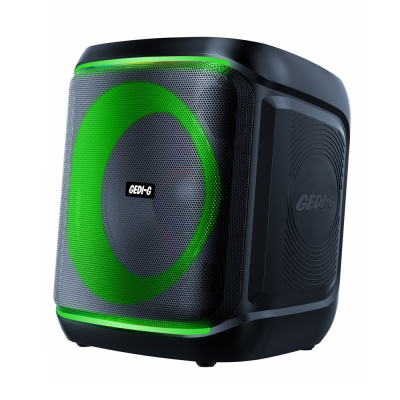 Zore GD-928 Dijital LED Göstergeli Mikrofonlu RGB TWS 8 inç Stereo Bass Kablosuz Karaoke Hoparlör Siyah