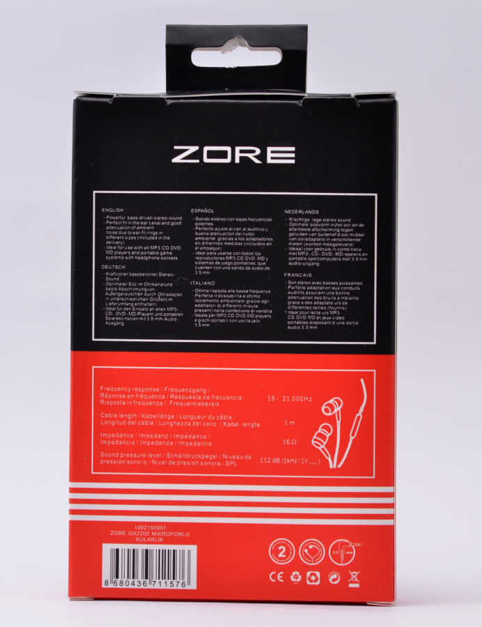 Zore GX-2202 Mp3 Kulaklık Kısa Kutulu - 7