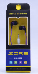 Zore GX-2202 Stereo Mp3 Headphone Long Boxed Purple