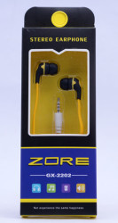 Zore GX-2202 Stereo Mp3 Kulaklık Uzun Kutulu Sarı