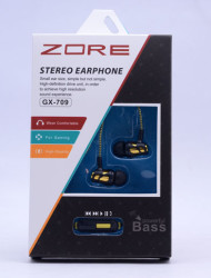 Zore GX-709 Mp3 Stereo Kulaklık Gold