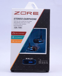 Zore GX-709 Mp3 Stereo Kulaklık Mavi