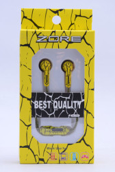 Zore GX-7703 Stereo Mp3 Headphone Yellow