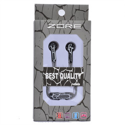 Zore GX-7703 Stereo Mp3 Headphone Black