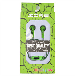 Zore GX-7703 Stereo Mp3 Headphone Green