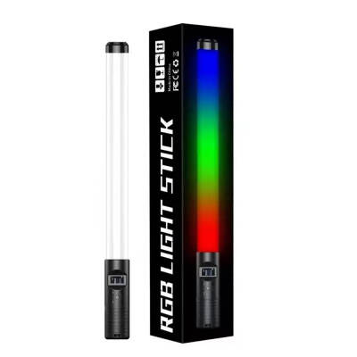 Zore H2 OLED Display Indicator RGB LED Ligh Stick Black