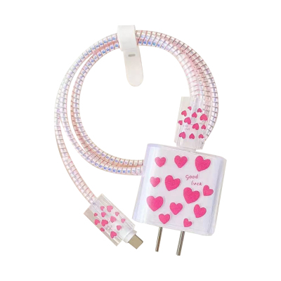 Zore iPhone 20W Charger Protective Figured Case Pink