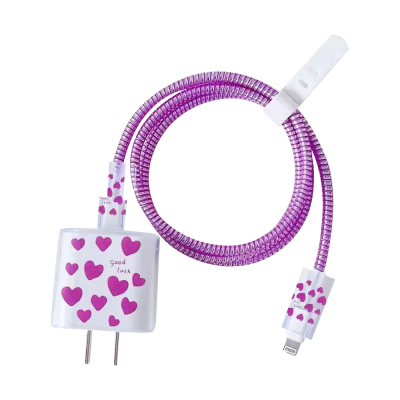 Zore iPhone 20W Charger Protective Figured Case Purple