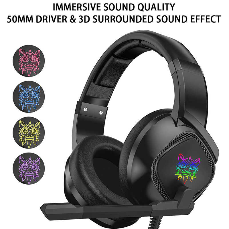 Zore Onikuma K19 RGB Player Headphone 3.5mm - 2