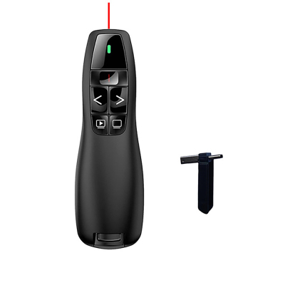 Zore K400 Wireless Presenter Wireless Remote Controlled Laser Presentation Pen Black