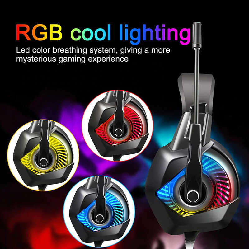 Zore Onikuma K6 RGB Player Headphone 3.5mm - 7