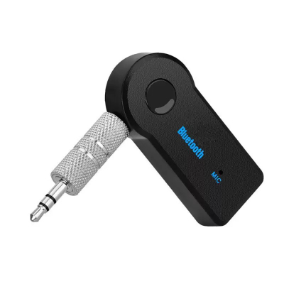 Zore Kablosuz Ses Alıcı Aux Girişli Bluetooth Adaptör Siyah