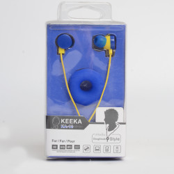Zore KEEKA K-10 3.5mm Kulaklık Mavi