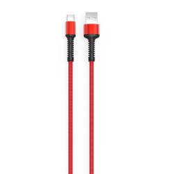 Zore LS64 Type-C Usb Kablo Kırmızı