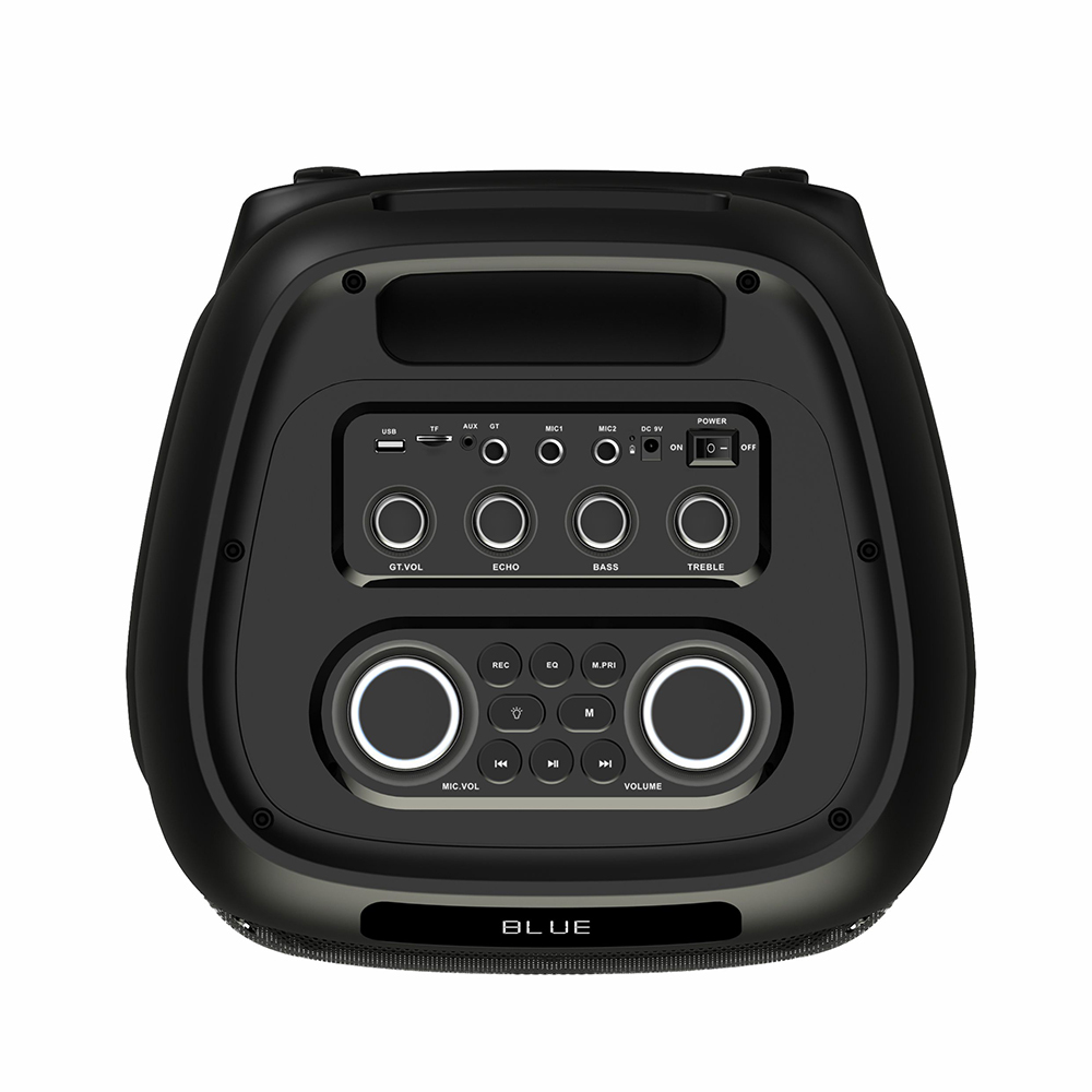 Zore LT-2131 Digital LED Display RGB TWS Dual 8 inch Stereo Bass Wireless Karaoke Speaker with Microphone - 6