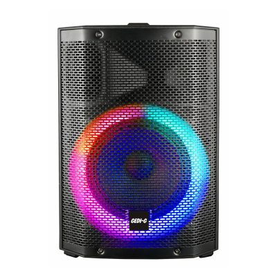 Zore LT-917 Microphone, RGB Lighting, Remote Controlled Stereo Bass Wireless TWS Karaoke Speaker Black