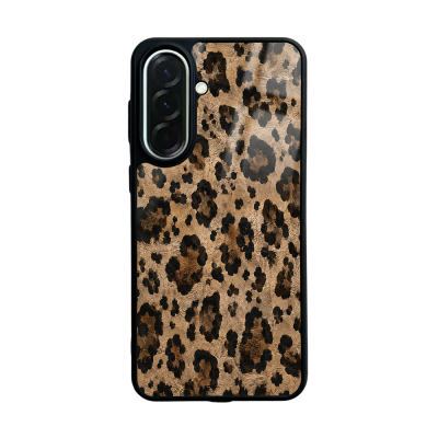 Zore Lusi Patterned Case with Camera Protection for Galaxy A37 Kahve Leopar