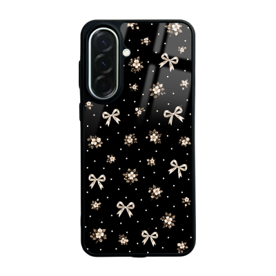 Zore Lusi Patterned Case with Camera Protection for Galaxy A37 Gold Fiyonk