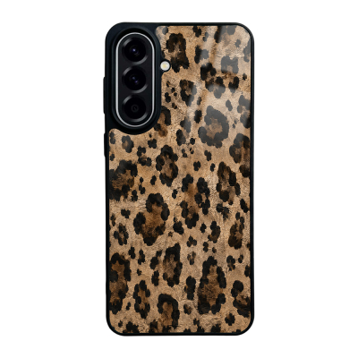 Zore Lusi Patterned Case with Camera Protection for Galaxy A57 Kahve Leopar